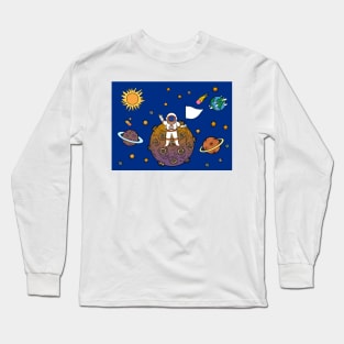 Astronaut Planet Space Long Sleeve T-Shirt